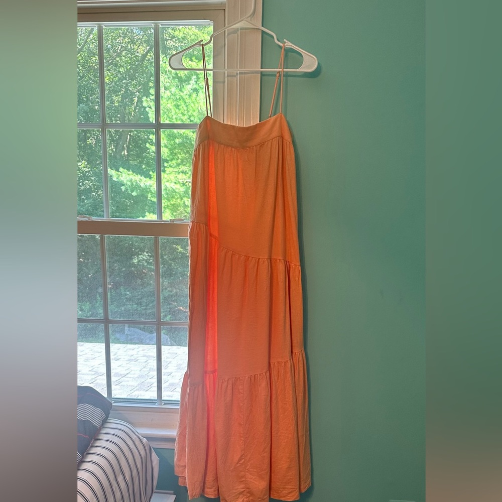 Peachy Orange Abercrombie and Fitch Dress